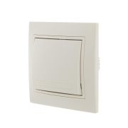Выключатель 1-кл. СП Mira 10А IP20 со вставкой крем. LEZARD 701-0303-100