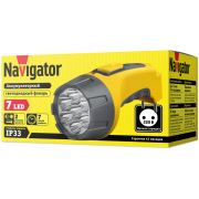 Фонарь аккумуляторный 94 952 NPT-CP04-ACCU 7LED аккум. 4В 700мА.ч прямое ЗУ пластик. NAVIGATOR 94952