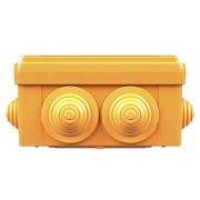 Коробка ответвительная FS 100х100х50мм 5р 450В 10А 6кв.мм с каб. вводами и клеммн. IP55 пластик. DKC FSB11506