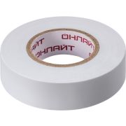 Изолента ПВХ 19мм (рул.20м) 71 689 OIT-B19-20/WH бел. ОНЛАЙТ 71689