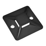 Площадка самокл. 20х20 под хомуты черн. (уп.20шт) IEK UHP31-20-020
