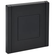 Заглушка с суппортом FORTE&PIANO FP141 черн. IEK FP-PL10-K02