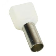 Наконечник штыревой втулочный под два провода НШвИ2 OptiKit T-Shv2-PVC- 10-14 (100шт)
