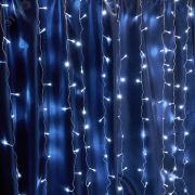 Гирлянда занавес LED 5000К эффект стробов 1.5х1.5м IP44