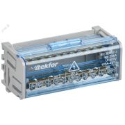 TEKFOR Шины на DIN-рейку (кросс-модуль) ШНК 2х11 L+PEN IEK