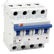 Выключатель автоматический четырехполюсный 32А C 6кА AC OptiDin BM63-4C32-УХЛ3