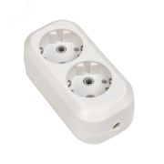 Колодка 2 гнезда c заземлением 16А Эксперт