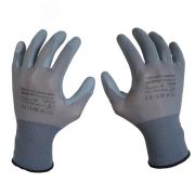 Перчатки КОНТАКТ PU1850T-GR (нейлоновые с полиуретаном, тачскрин)  размер 8 SCAFFA