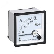 Амперметр аналоговый 150/5А AC 72х72мм КТ 1,5 трансформаторное подключение