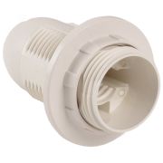 Патрон пластик с кольцом Ппл14-02-К12, Е14, белый, индивидуальный пакет