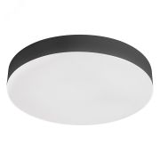 Светильник светодиодный ДПО-6w 4000K 480Лм черный IP44