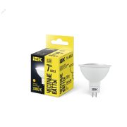 Лампа светодиодная MR16 софит 7Вт 230В 3000К GU5.3 IEK