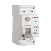 Выключатель дифференциального тока (ВД) двухполюсный 2P 25А 30mA (AC) эл-мех ВД-100N E1026M2530 PROXIMA EKF