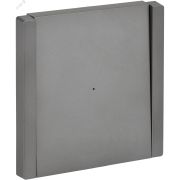 FORTE&PIANO Выключатель 1-клавишный с индикацией 10А FP502 сталь IEK