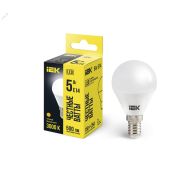 Лампа светодиодная G45 шар 5Вт 230В 3000К E14 IEK