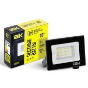 Прожектор СДО 06-10 светодиодный черный IP65 6500K IEK