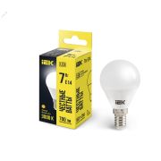 Лампа светодиодная G45 шар 7Вт 230В 3000К E14 IEK