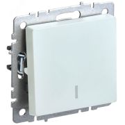 BRITE Выключатель одноклавишный с индикацией 10А ВС10-1-1-БрЖ жемчуг