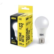 Лампа светодиодная A60 груша 13Вт 230В 6500К E27 IEK