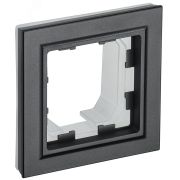 BRITE Рамка 1 пост IP44 РУ-1-БрЧ-44 черный