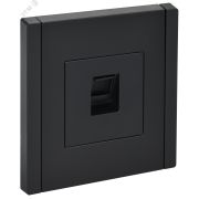 FORTE&PIANO Розетка компьютерная RJ45 кат.6 FP131 черный IEK