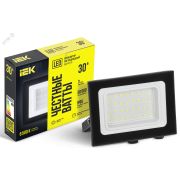 Прожектор СДО 06-30 светодиодный черный IP65 6500K IEK