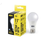 Лампа светодиодная A60 груша 11Вт 230В 6500К E27 IEK