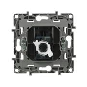 Розетка компьютерная 1-м СП Etika RJ45 кат.5E UTP механизм алюм. IEK 672441